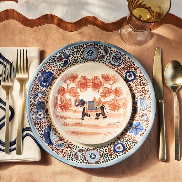 Anthropologie Terrace Canapé Plates, Set of 4 - Picture 2 of 4